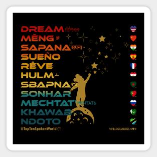 DREAM: Say ¿Qué? Top Ten Spoken (World) (Vintage) Magnet